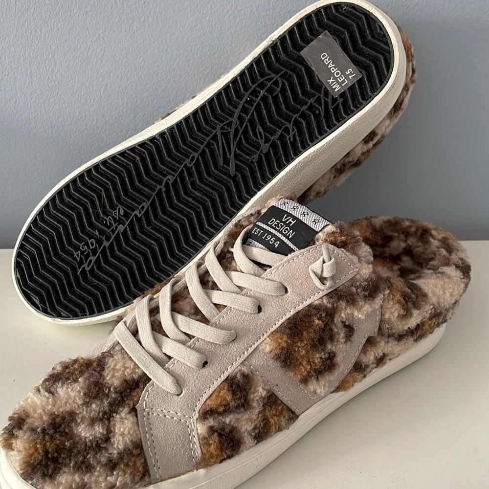 Vintage Havana Mix Leopard  7.5 Slide Sneakers